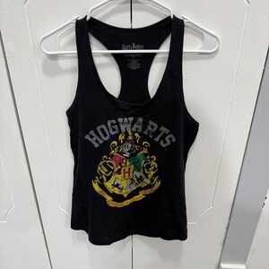 Harry Potter Black Hogwarts Tank Top